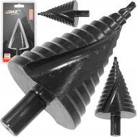 WIERTŁO STOŻKOWE STOPNIOWE SPIRALNE CHOINKOWE METALU ROZWIERTAK HSS