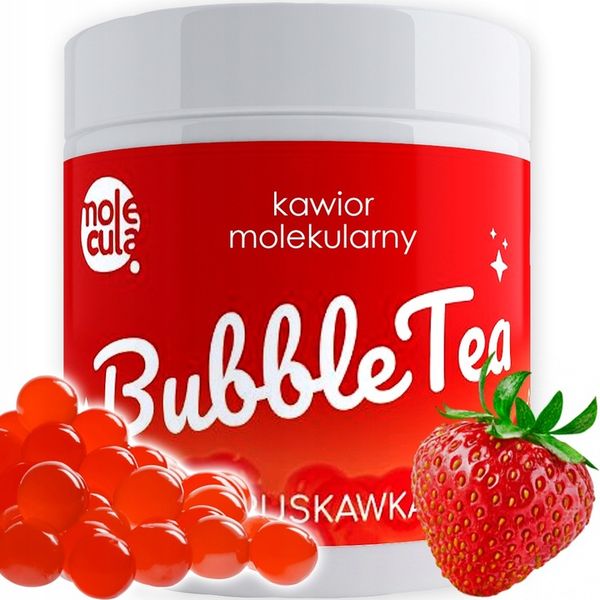 Molecula - KULKI do BUBBLE TEA - 2kg - MOLEKULARNY KAWIOR - TRUSKAWKA zdjęcie 4