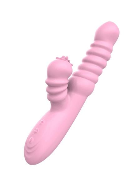 Wibrator Króliczek Rotacja Posuw 30 Trybów 24Cm zdjęcie 3