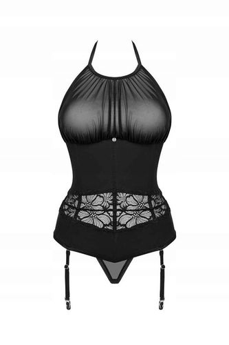 Obsessive Gorset i stringi Serafia czarne M/L na Arena.pl