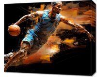 Obraz 60x50cm Przełomowy Drybling