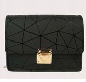 Torebka skóra ekologiczna czarna złoty łańcuszek