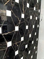 Płytki oktagonalne CZARNY MARMUR WYSOKI POŁYSK HIT