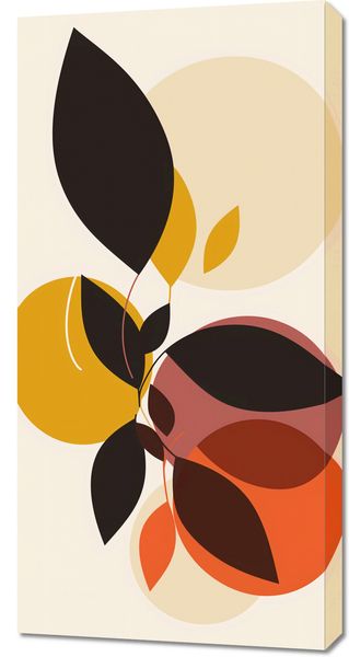 Obraz 50x100cm Brzask Złota zdjęcie 1