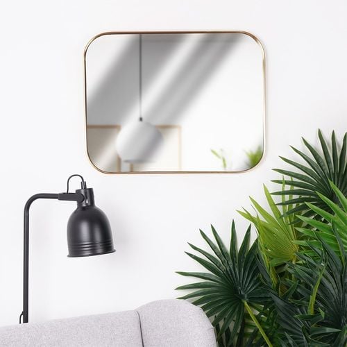 Lustro ścienne złote 45x35 cm na Arena.pl