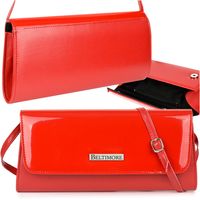 Czerwona Damska Torebka Kopertówka Wieczorowa Beltimore W20