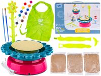 ZESTAW MAŁY ARTYSTA KOŁO GARNCARSKIE AKCESORIA