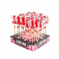cherry candy penis lollipop with spicy warming effect