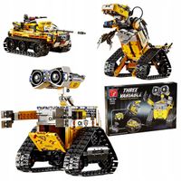 Klocki konstrukcyjne 3w1 dzieci 8+ robot czołg dinozaur zabawka edukacyjna