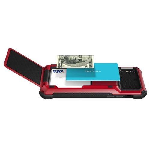 Etui VRS Design Damda Folder iPhone X Red na Arena.pl