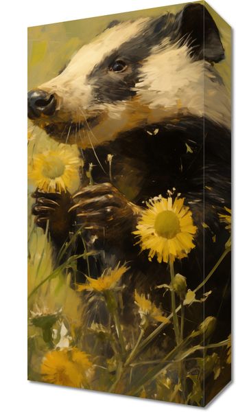 Obraz 20x40cm Łąka w Oczach Borsuka zdjęcie 1
