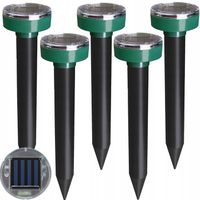 5 x SILNY SOLARNY ODSTRASZACZ KRETÓW GRYZONI KRETY NORNICE WIBRACYJNY 5 szt