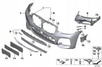 OE BMW ZAŚLEPKA HAKA HOLOWNICZEGO X3 X4 G01 G02 M-P 51118064606
