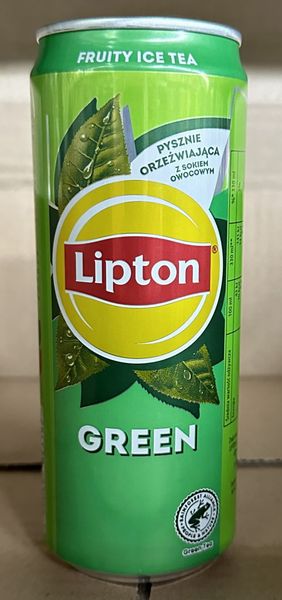 Lipton 0,33l Puszka Green Tea zdjęcie 1