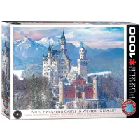 Puzzle 1000 Zamek Neuschwanstein zimą Niemcy  6000-5419