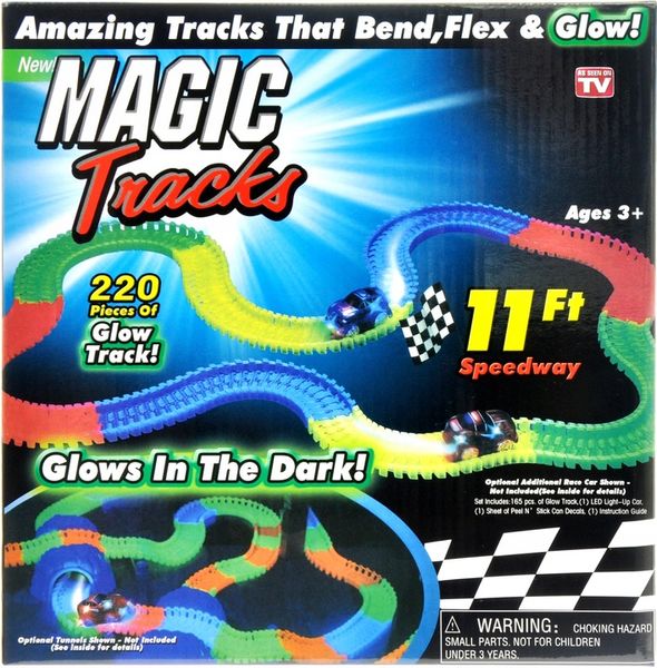 TOR SAMOCHODOWY ŚWIECĄCY MAGIC TRACKS 220EL+ auto zdjęcie 3