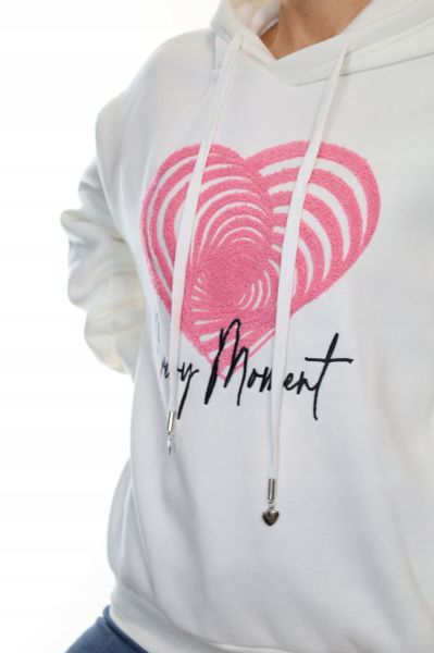 Damska bluza dresowa z kapturem uni zdjęcie 3