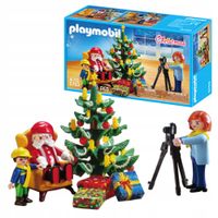 KLOCKI PLAYMOBIL ŚWIETA ZDJĘCIE ZE ŚWIĘTYM MIKOŁAJEM GWIAZDOR +FIGURKI 5753