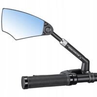 Lusterko Rowerowe Szkło Przeciwodblaskowe Regulowane 14-19cm Kąt 360