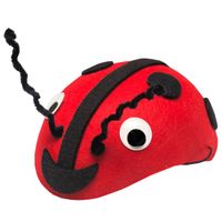 czapka biedronka wiosna bożakrówka kropki czułki