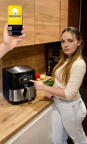 Frytkownica beztłuszczowa 6L Air Fryer Yoer 1700W +Separator +12 na Arena.pl