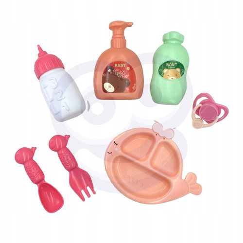 LALKA BOBAS MIŚ ZESTAW DO KARMIENIA PIELĘGNACJI OPIEKUNKA WOOPIE ROYAL na Arena.pl