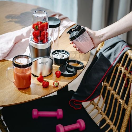 BLENDER KIELICHOWY DO SMOOTHIE do koktajli 1200W + 4 butelki kubki na Arena.pl