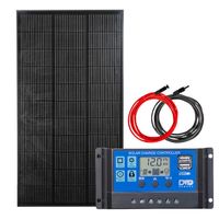 ZESTAW SOLARNY MONOKRYSTALICZNY DO KAMPERA 120W 12V REGULATOR