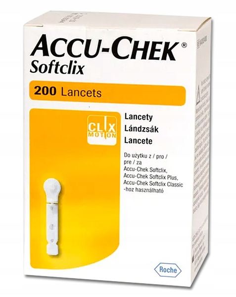 Lancety Accu-Chek Softclix Do Nakłuwacza Jednorazowe Oryginalne - 200 zdjęcie 2