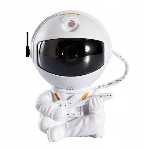 Projektor Gwiazd Led Astronauta Kosmonauta Z Gitarą Biały na Arena.pl