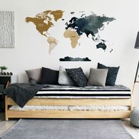 Naklejka Mapa Świata DK334 XL