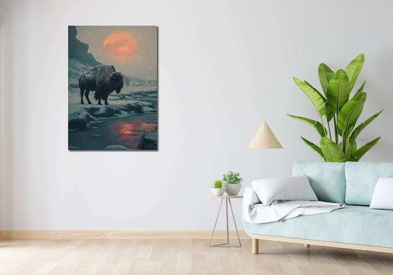 Obraz 70x100cm Żubrowy Monolit zdjęcie 2