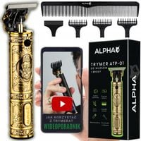 MASZYNKA TRYMER DO STRZYŻENIA GOLENIA WŁOSÓW BRODY ALPHA