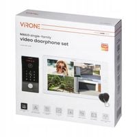 Wideodomofon WIFI Tuya Full HD 10" Szyfrator na Kod Breloki PODZIAŁ EKRANU