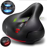 EXTRA WYGODNE SIODEŁKO ROWEROWE sportowe miękkie szerokie WENTYLACJA