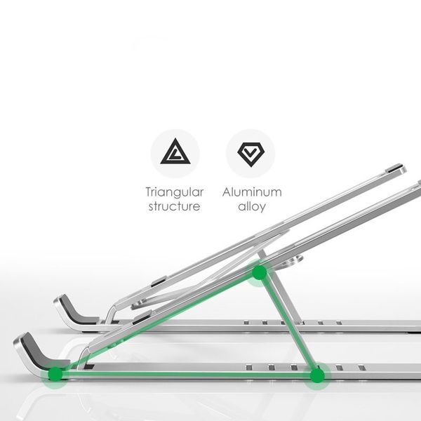 TECH-PROTECT ALUSTAND UNIVERSAL LAPTOP STAND DARK GREY zdjęcie 5
