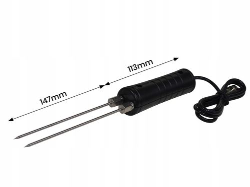 Wilgotnościomierz Miernik Wilgotności do Drewna + Sonda 147cm, Dokładny na Arena.pl