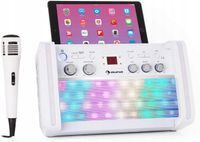 ZESTAW DO KARAOKE DLA DZIECI BLUETOOTH CD Z FUNKCJĄ MUSIC2LIGHT + MIKROFON