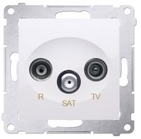 Simon 54 Premium biały gniazdo SAT DASP.01/11 Kontakt-Simon