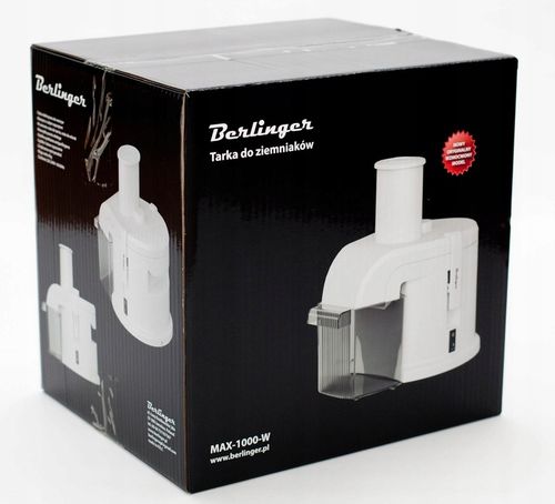 MASZYNKA TARKA DO TARCIA ZIEMNIAKÓW CIORKA SZATKOWNICA BERLINGER 4w1 400W na Arena.pl
