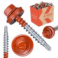 Wkręt samowiercący Klimas 4,8 mm x 35 mm ceglasty 250 szt.