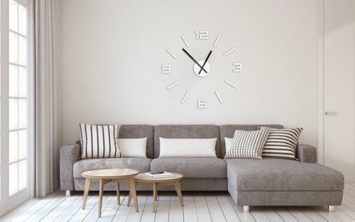 Zegar Arabic biały 50 cm na Arena.pl