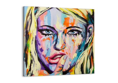 Obraz Na Płótnie - Kobieta Rysunek - 40X40 Cm - Ac40X40-2904 na Arena.pl