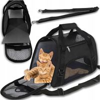 TRANSPORTER DLA PSA KOTA TORBA NA RAMIE DLA ZWIERZĄT 3 KOLORÓW 43*28*19 CM