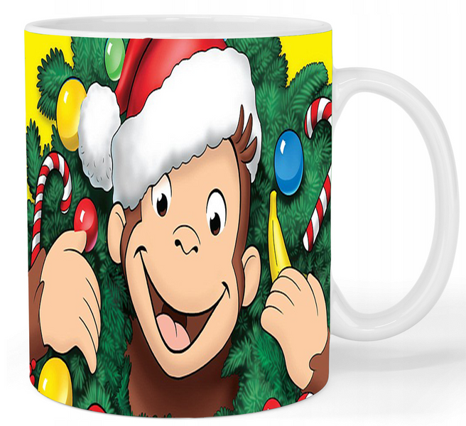 Kubek ceramiczny Ciekawski George zdjęcie 1