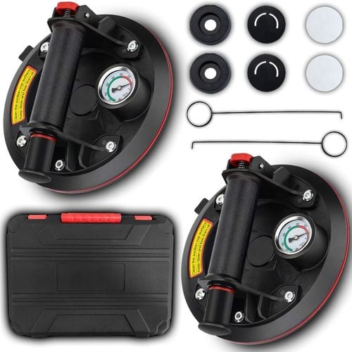 2X PRZYSSAWKA UCHWYT DO PŁYTEK GLAZURY SZYB 220KG Z POMPKĄ I na Arena.pl