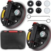 2X PRZYSSAWKA UCHWYT DO PŁYTEK GLAZURY SZYB 220KG Z POMPKĄ I