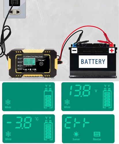 Inteligentny prostownik akumulatorowy LCD 12V / 6A na Arena.pl