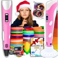 DŁUGOPIS 3D DLA DZIECI DRUKARKA MAGICZNY PEN ZESTAW + WKŁADY 509M + SZABLON