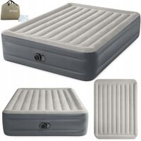 Materac dmuchany dwuosobowy 203x152x46 cm Intex 64126 z pompką wbudowaną